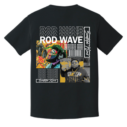 Rod Wave 'Beautiful Mind' T-Shirt | Express Your Love for Rod Wave's Music | Stylish and Inspiring Tee for Fans