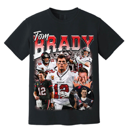 Tom Brady 90's Bootleg Vintage Style T-shirt - Throwback Tribute to the GOAT
