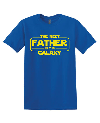 Best Father in the Galaxy: Father's Day T-Shirt - Celebrate Dad's Stellar Love!