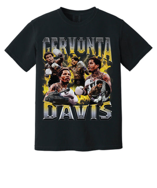 Vintage 90's Bootleg Gervonta "Tank" Davis T-shirt - Boxing Legend Retro Tee