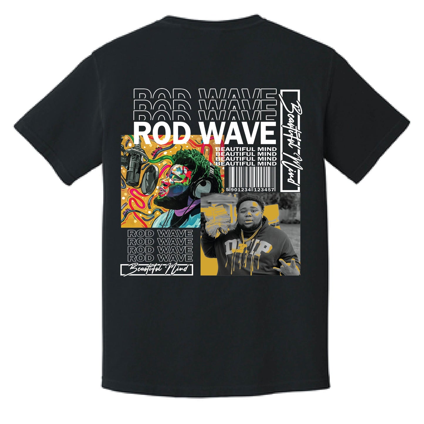 Rod Wave Beautiful Mind T-shirt - Embrace the Music and Message