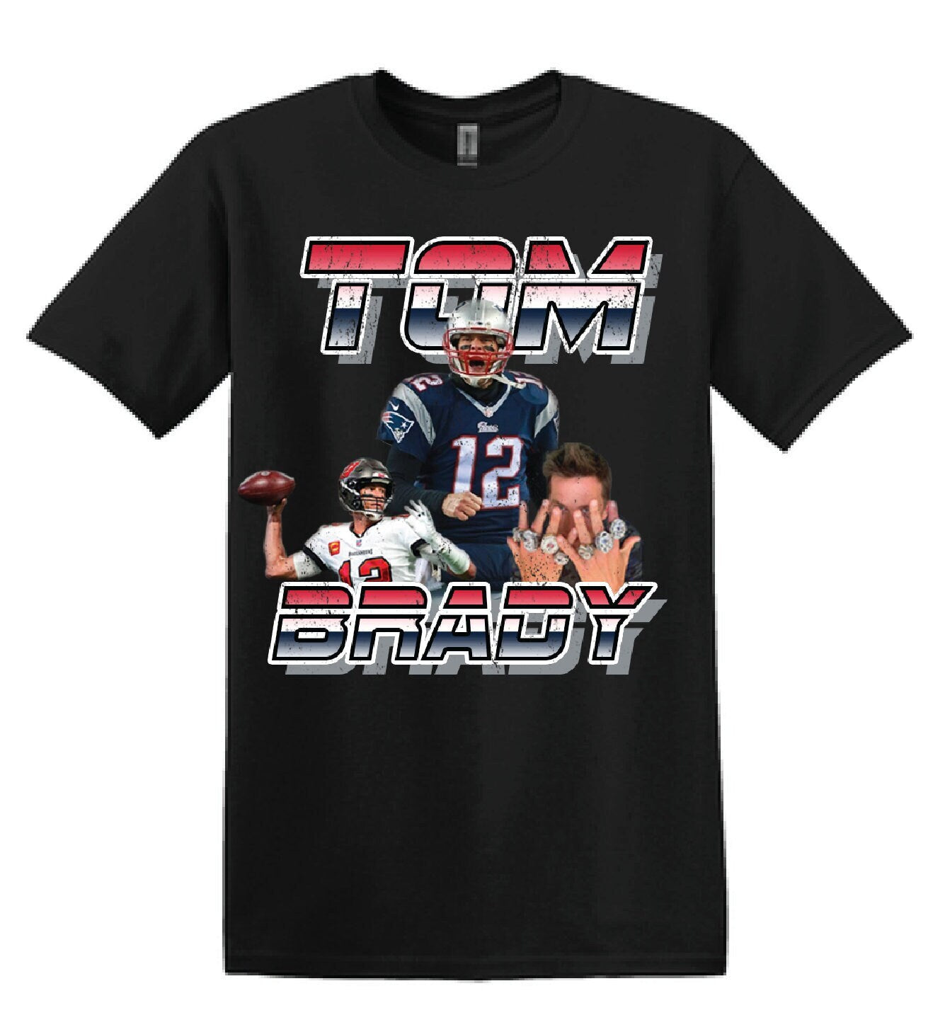 Tom Brady 90's Bootleg Vintage Style T-shirt - Throwback Tribute to the GOAT