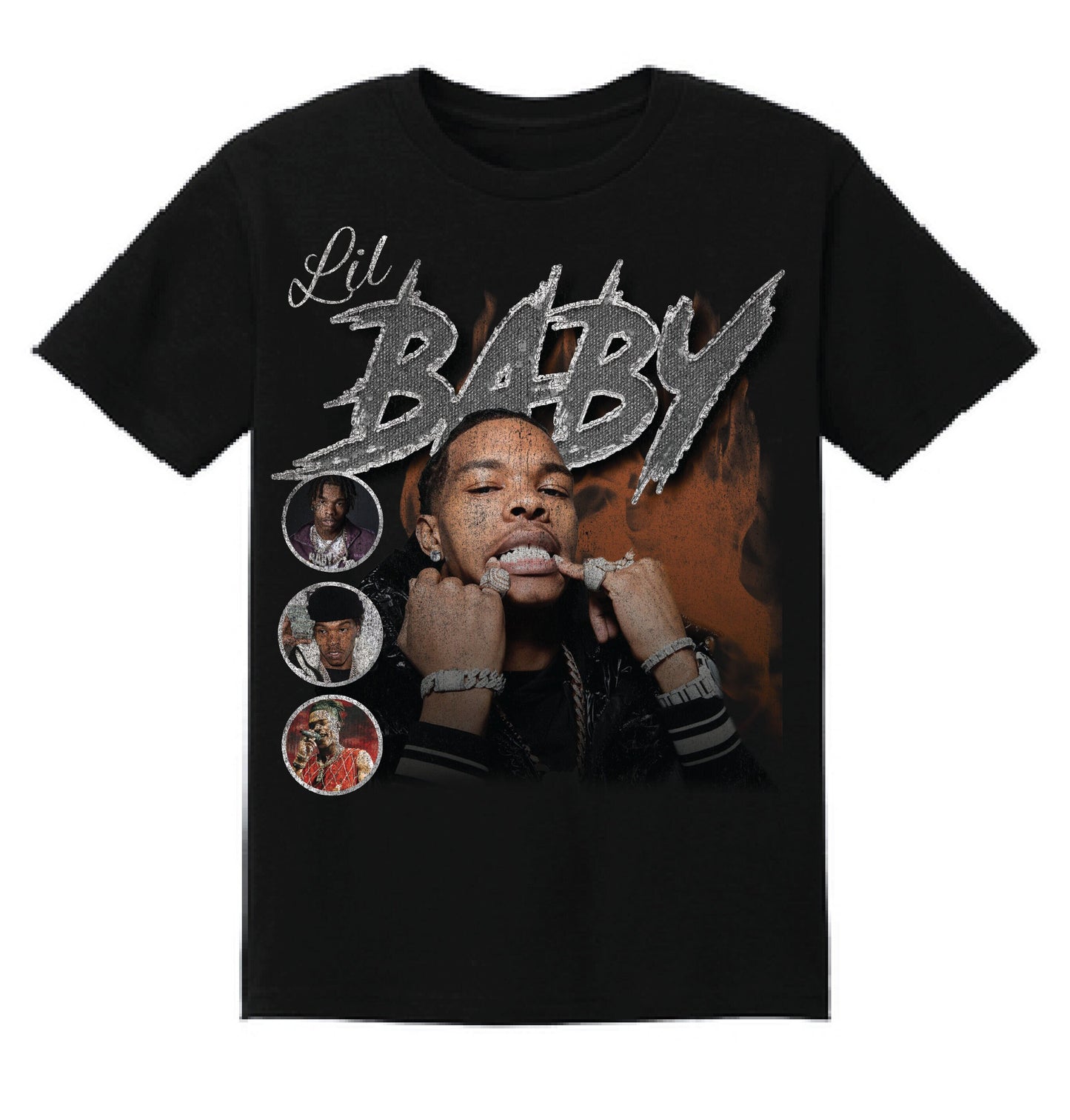 Lil Baby 90's Style Vintage Bootleg Tee | Lil Baby Fan Merch | Lil Baby Tee | 4PF Fans | lil Baby Fan Gift