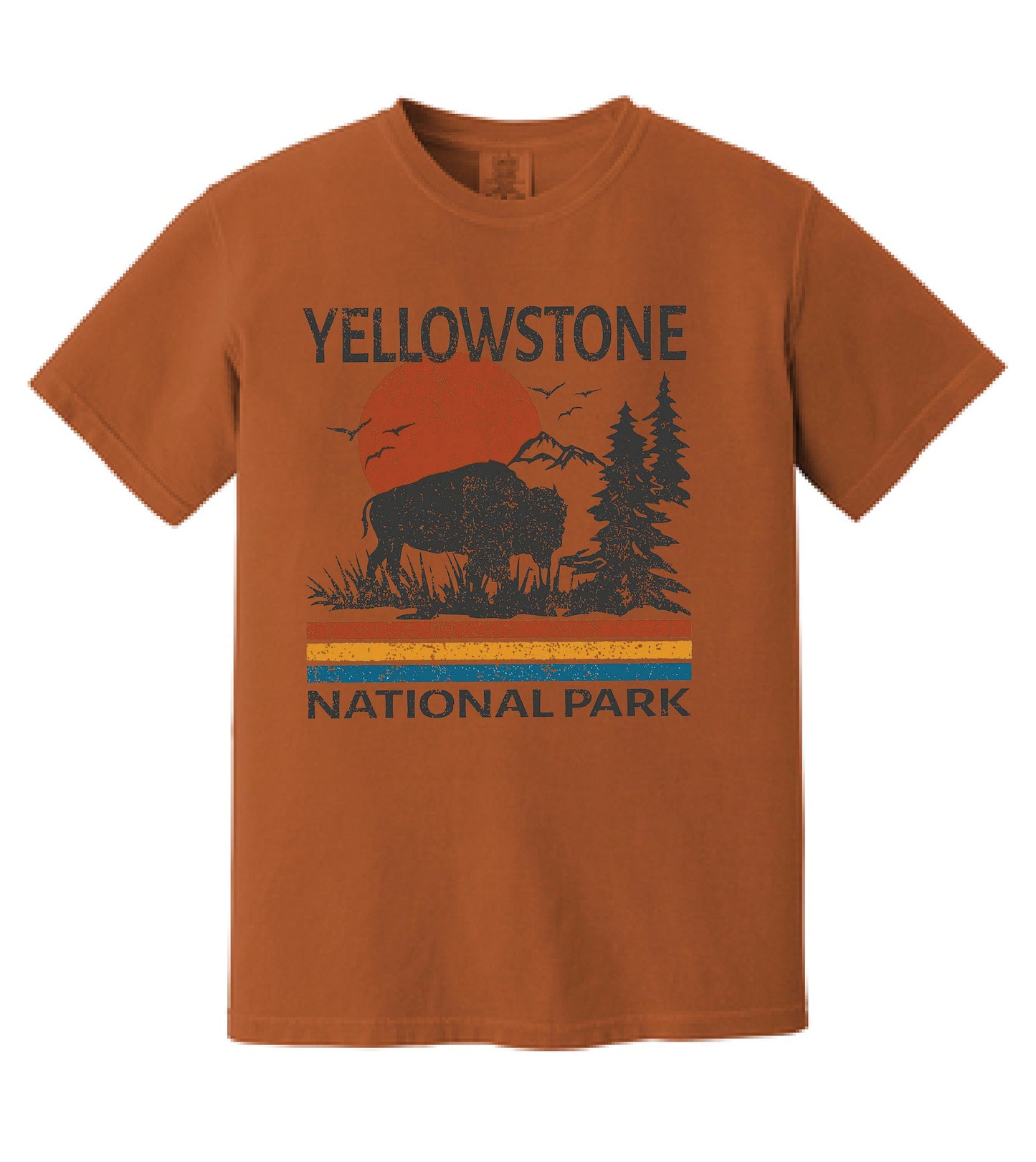 Yellowstone Tee, Yellowstone National Park T-Shirt, The Yellowstone Vintage Inspired tee, Unisex Tee, Comfort Colors T-shirt, Oversized Tee