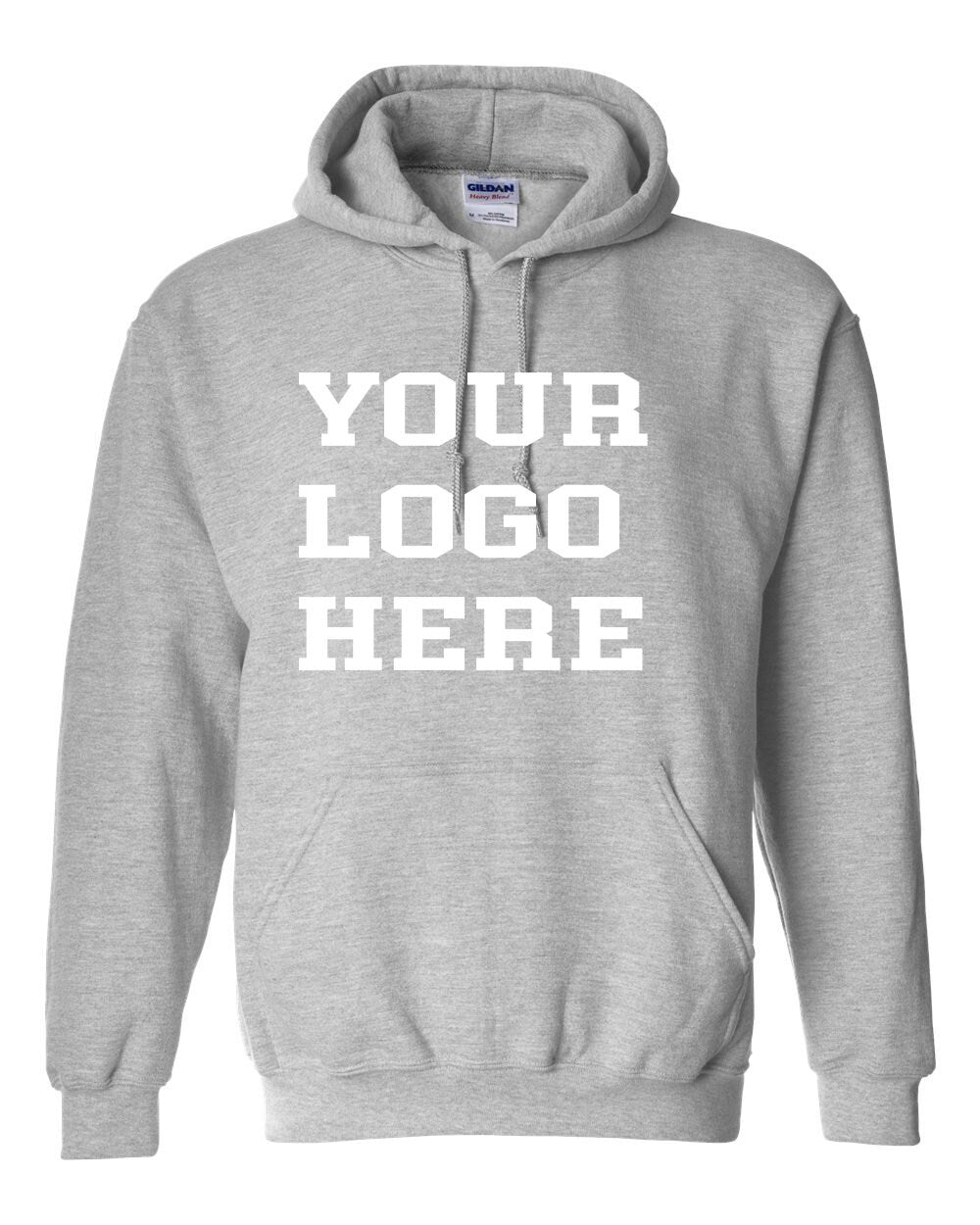 Gildan Hoodies Custom 1 Color Printed Hoodies|Personalized Hoodies|Custom Logo|Your Custom Logo| Bulk Order Options