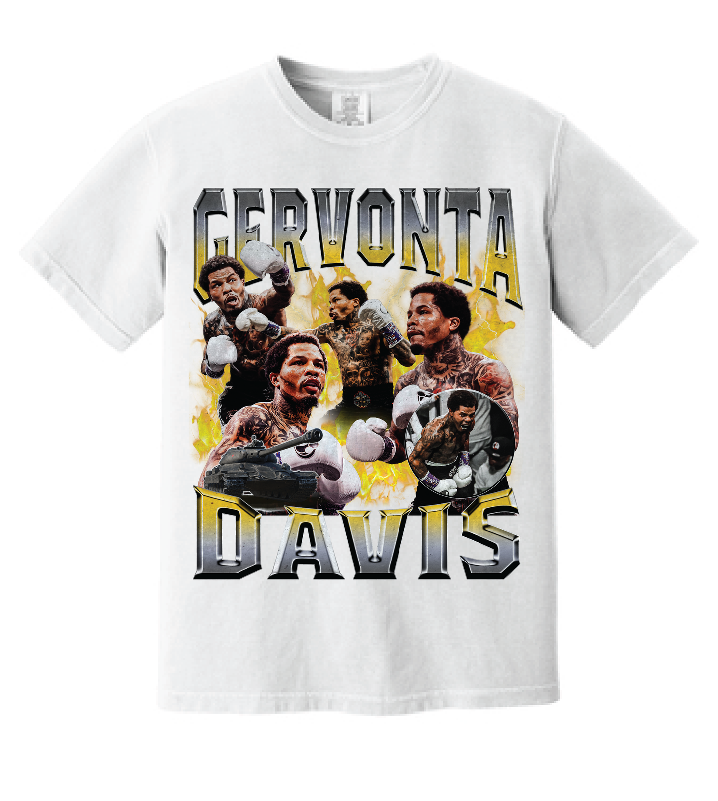 Step into the Ring with Gervonta Davis: Vintage 90's Style T-Shirt