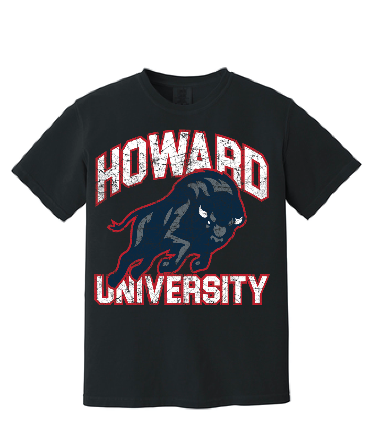 Howard University Vintage Style Bison T-shirt